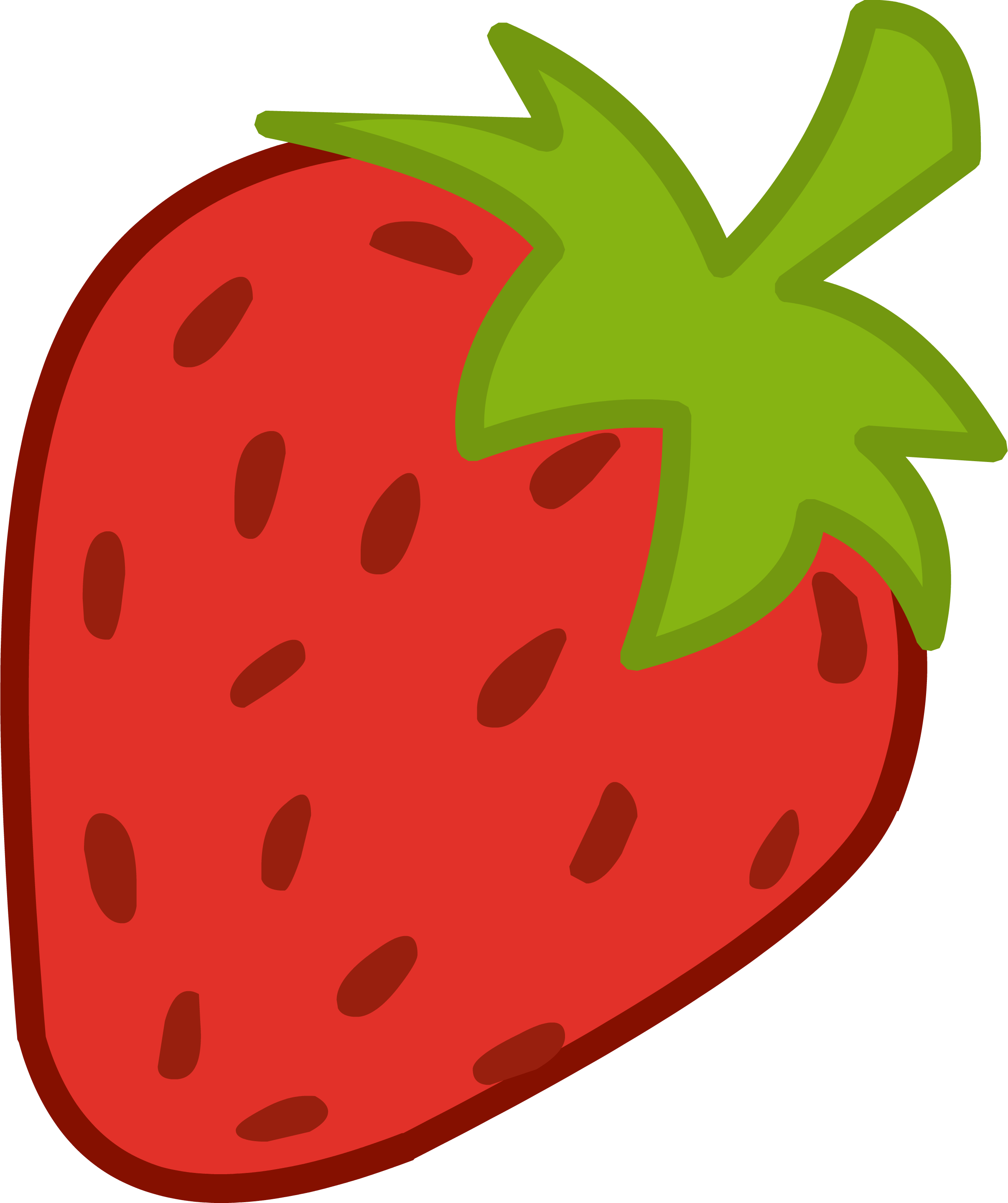 Cartoon Strawberry Clipart