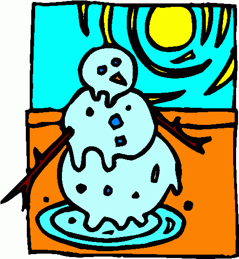 Melting Snowman Clipart - Tumundografico