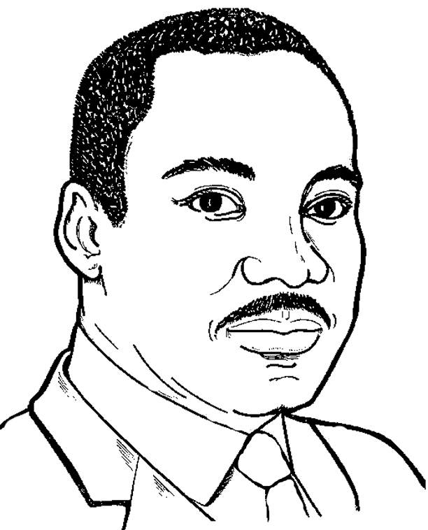 Martin Luther King Jr Coloring Pages | Kids Coloring Pages