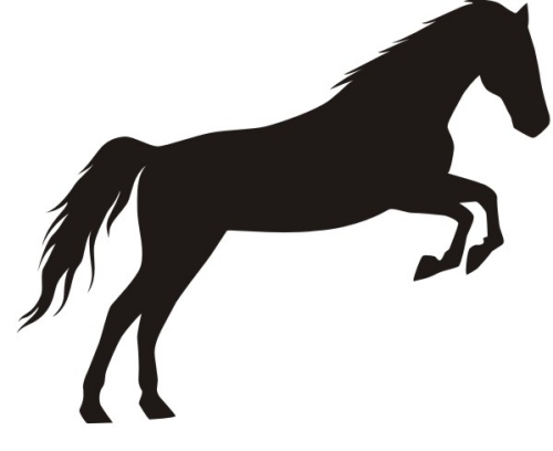 clip art horse silhouette free - photo #44