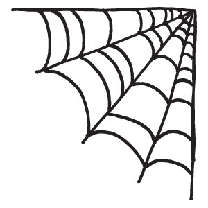 Corner Spider Web Mask