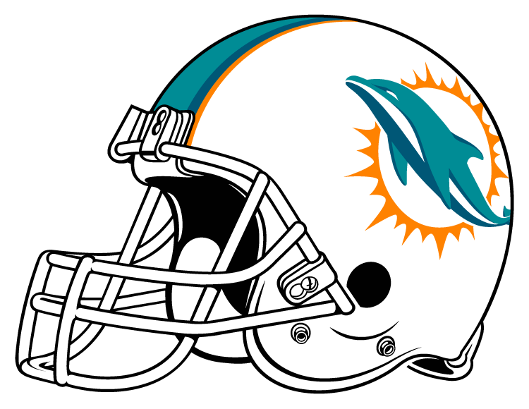 Miami Dolphins Helmet Clipart