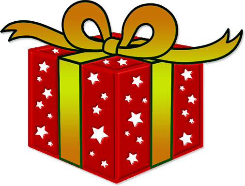 Clipart of christmas gift - ClipartFox