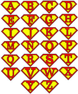 Superman Logo With Different Letters - ClipArt Best