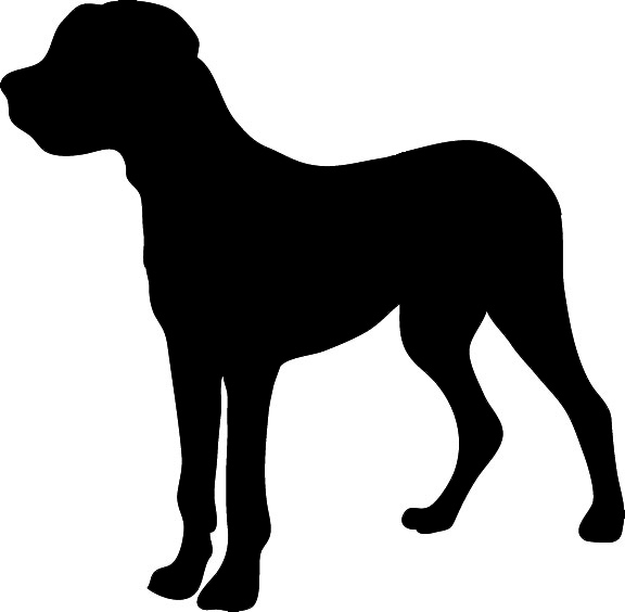 Black Dog Clipart