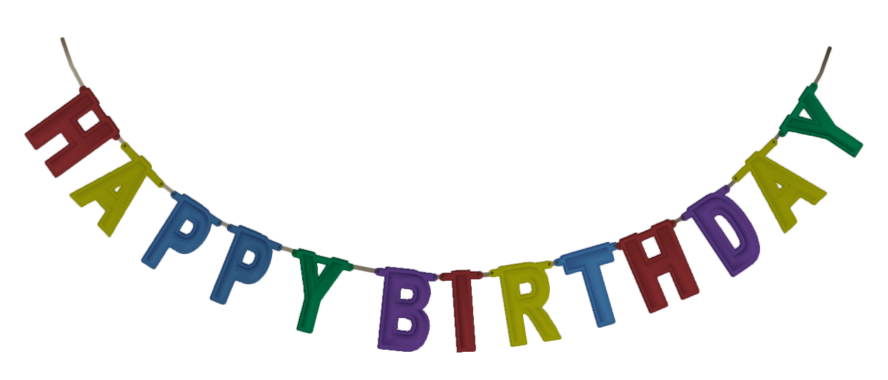 Happy Birthday Banner Clip Art