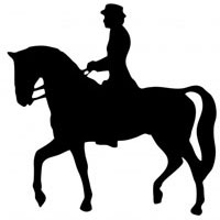 Horseback riding clipart english