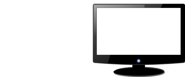 Computer Monitor Clipart Black And White