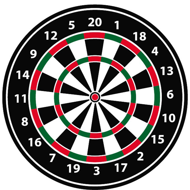 Dart board clip art