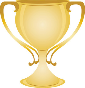 Trophy Clipart Image - clip art image of a gold cup trophy