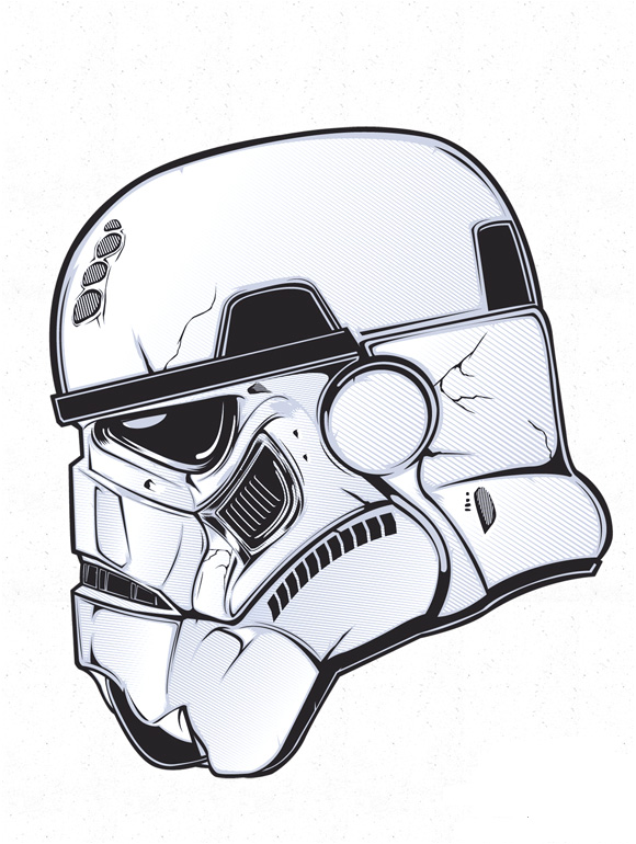 Hydro74 Illustration Graphic Design Art Poster Stormtrooper Star ...