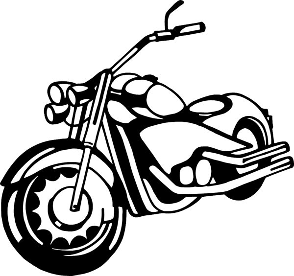 Line Art Motorcycle : Motorcycle line drawing clipart best