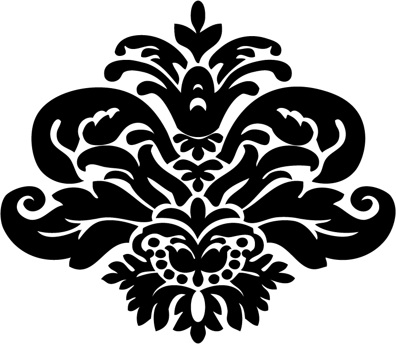 Damask Swirl Clip Art Vector Online Royalty Free And Public ...