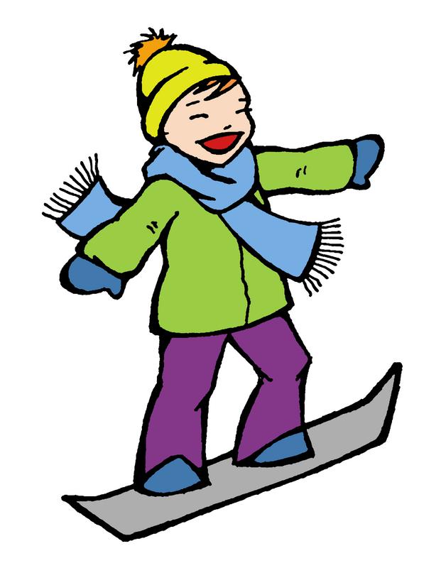 winter activities clip art - photo #32