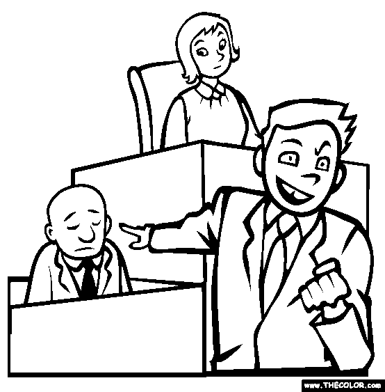 Occupations Online Coloring Pages | Page 1