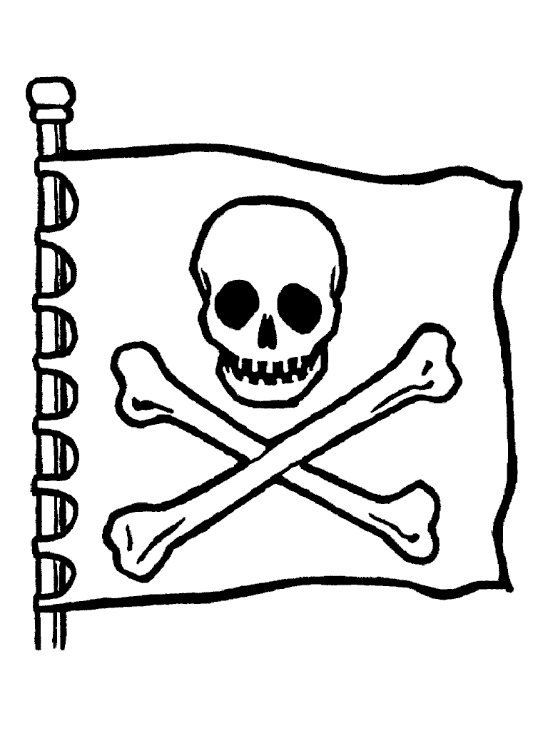 How To Draw Pirate Skull And Crossbones - ClipArt Best