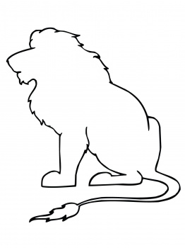 Lion Outline Drawing - ClipArt Best