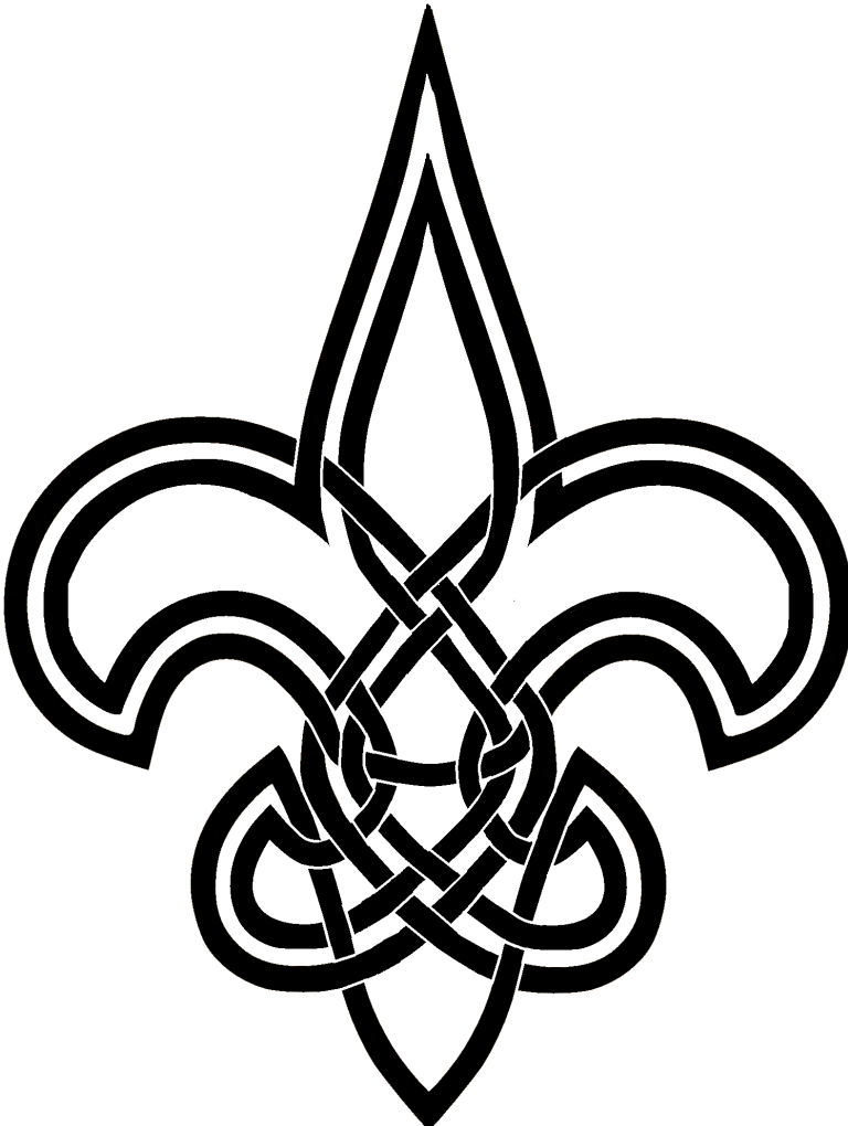 Celtiv Knot Fleur de Lis - New Orleans Saints - Saints Report ...