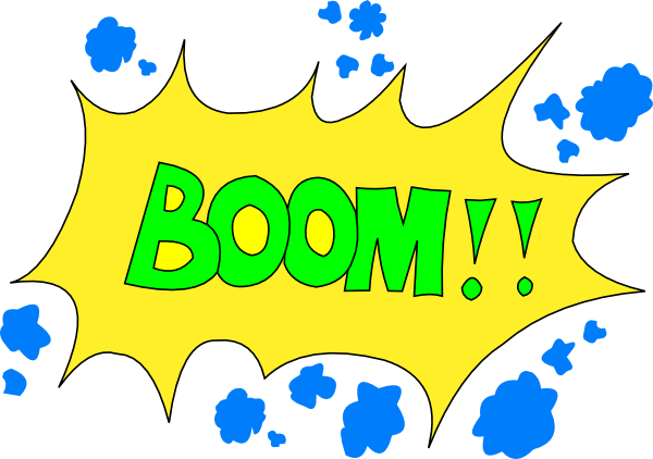 Comic Boom! clip art - vector clip art online, royalty free ...