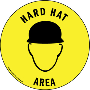 ASG Services | Hard Hat Area Floor Sign
