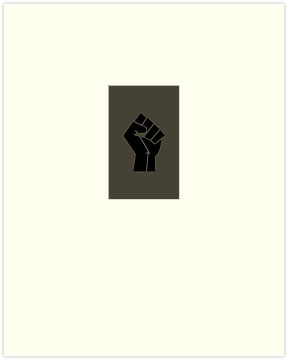 Power to the People Fist" Matted Prints by Mitchthe | Redbubble
