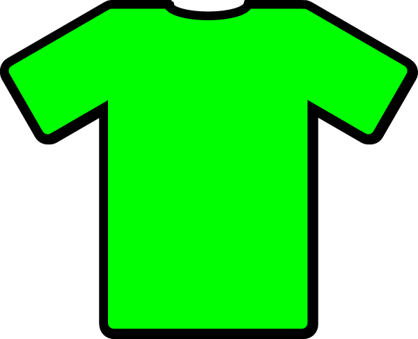 Green Tshirt Clip Art - vector clip art online ...