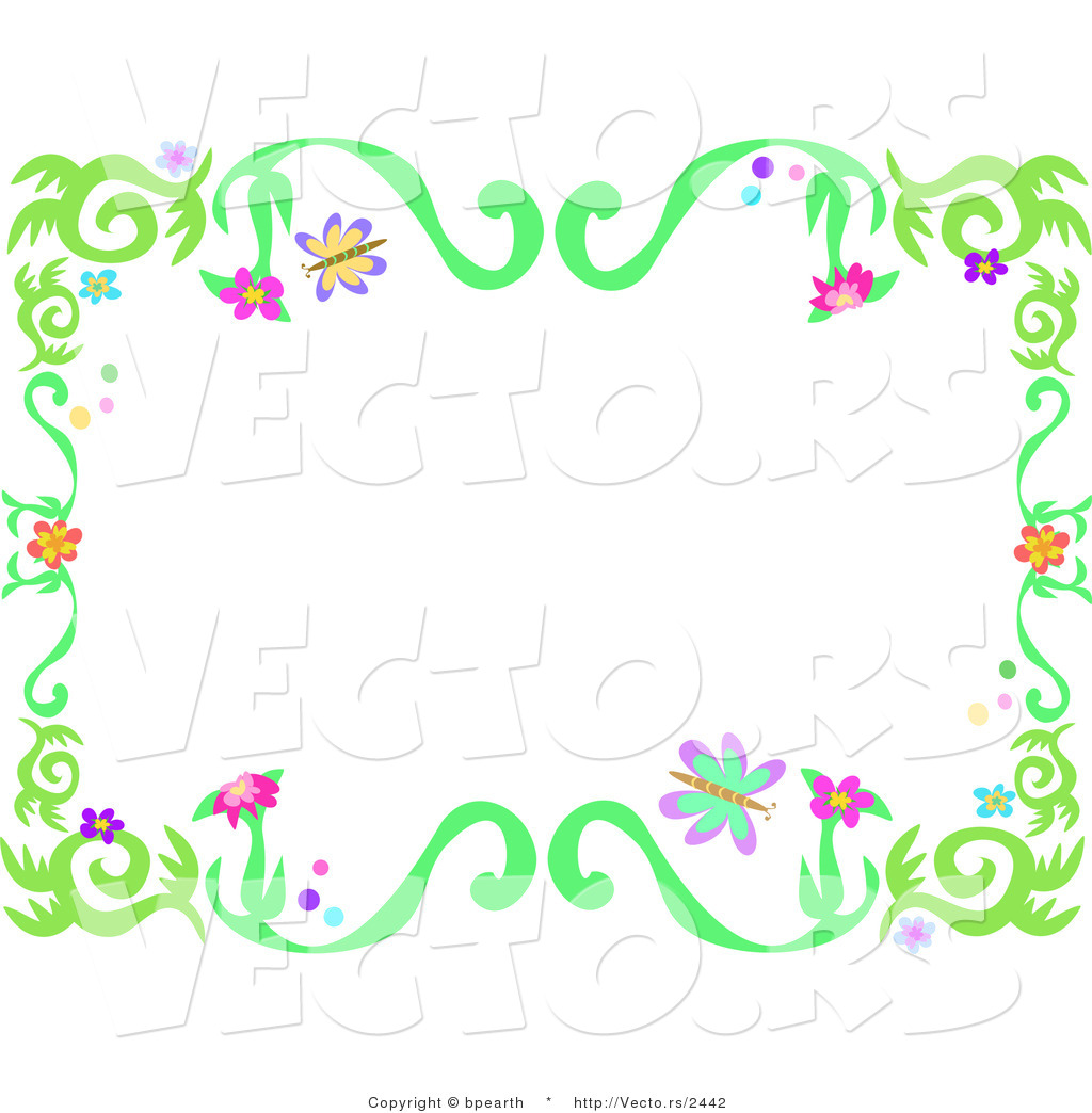 clip art borders spring - photo #14