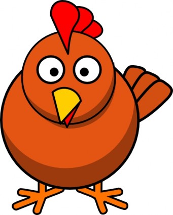 Chicken Cartoon clip art Free vector in Open office drawing svg ...