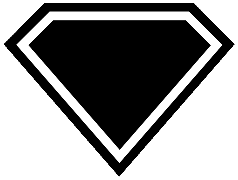 Superman Logo Template