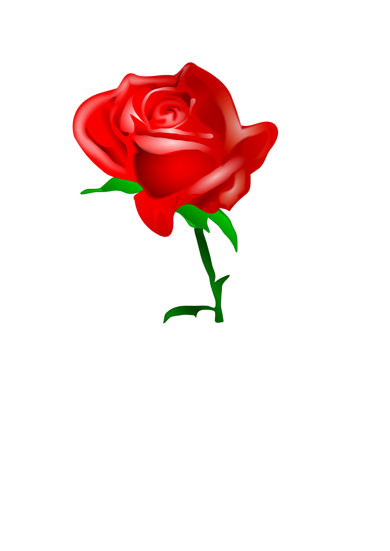 clipart roses red - photo #15