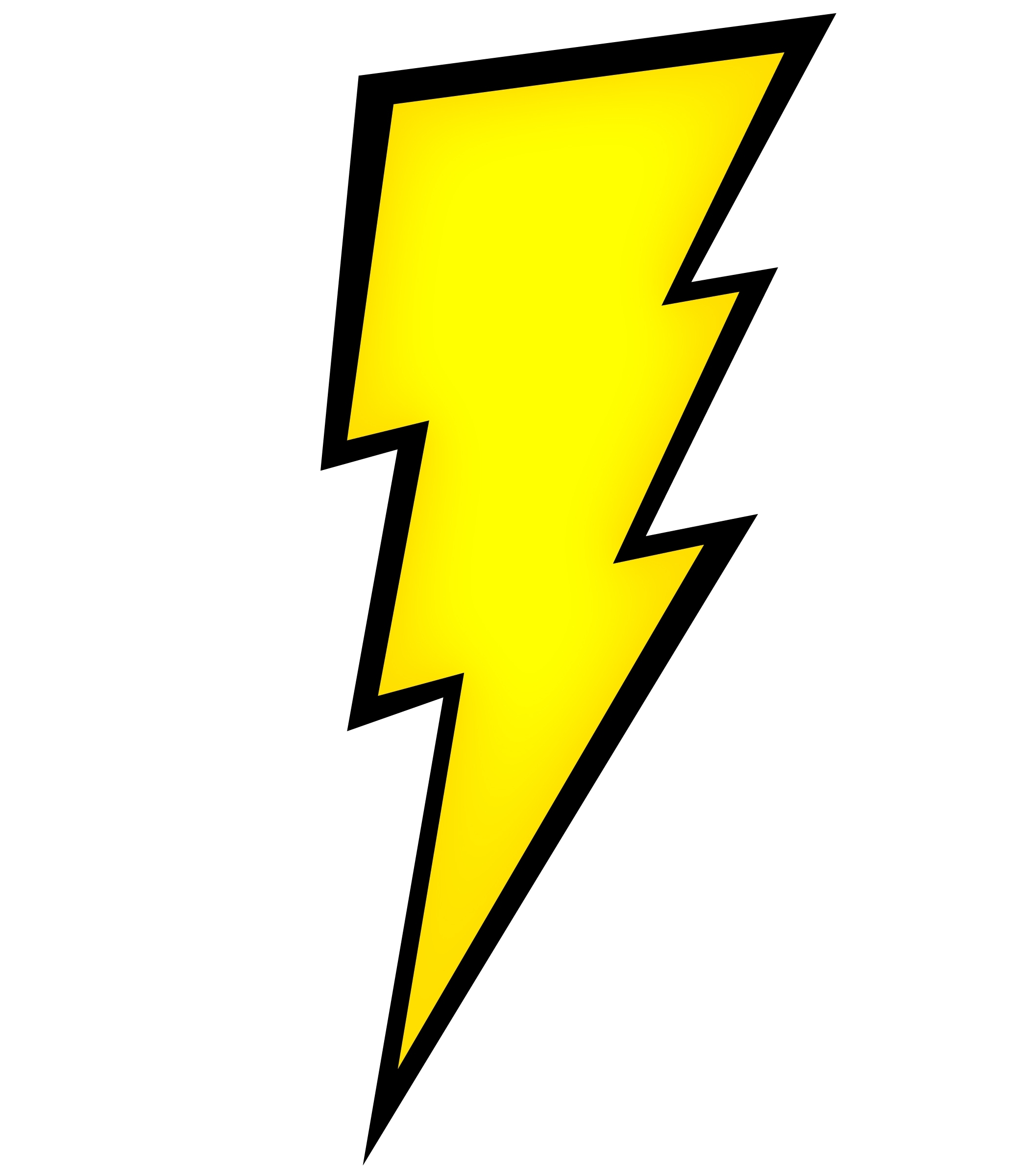 Yellow Lightning Bolt Clipart - Free Clipart Images
