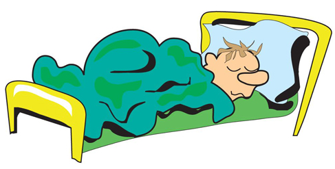 Sleeping Cartoon Image