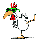 Funky Chicken Dance Clip Art | funky chicken dancing clown jester ...