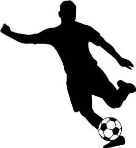 Amazon.com - Leisure Wall Decals Soccer Silhouettes - 18 inches x ...