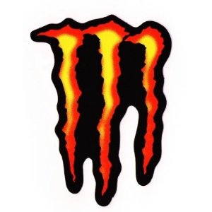 Red Monster Energy Stickers - ClipArt Best