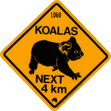 Corporate road signs | koala