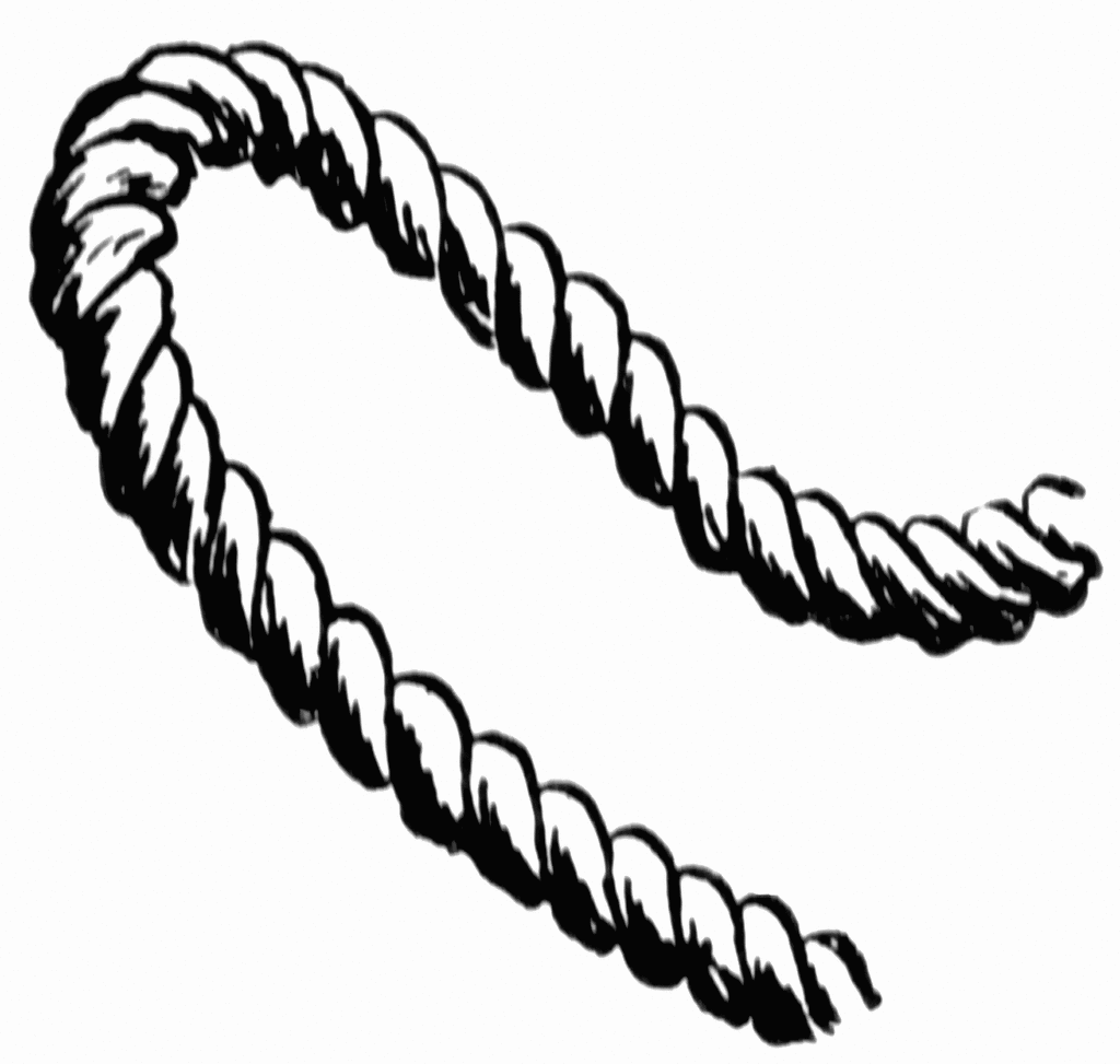 Rope Clipart Black And White - Free Clipart Images
