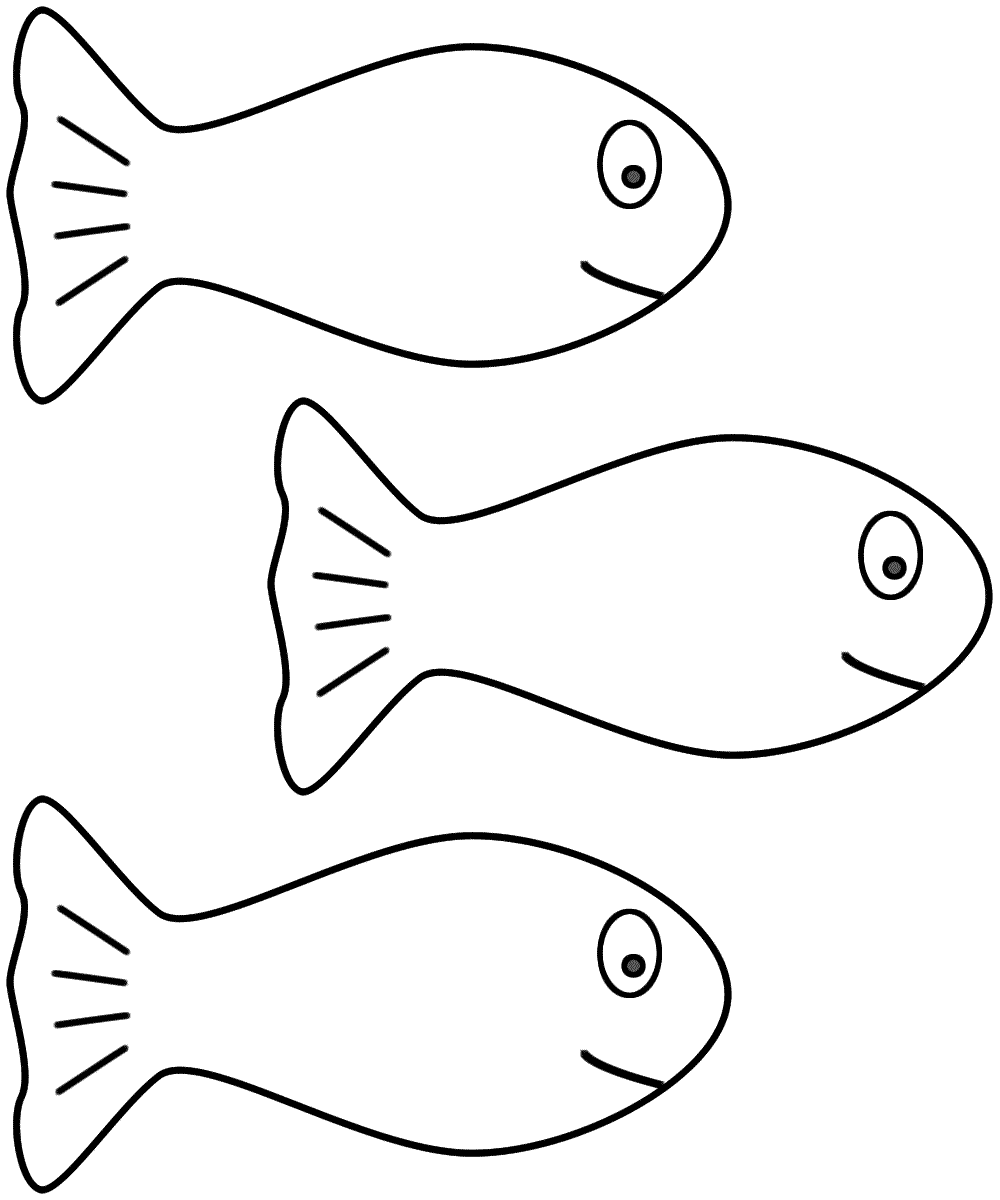 fish clip art coloring pages - photo #13