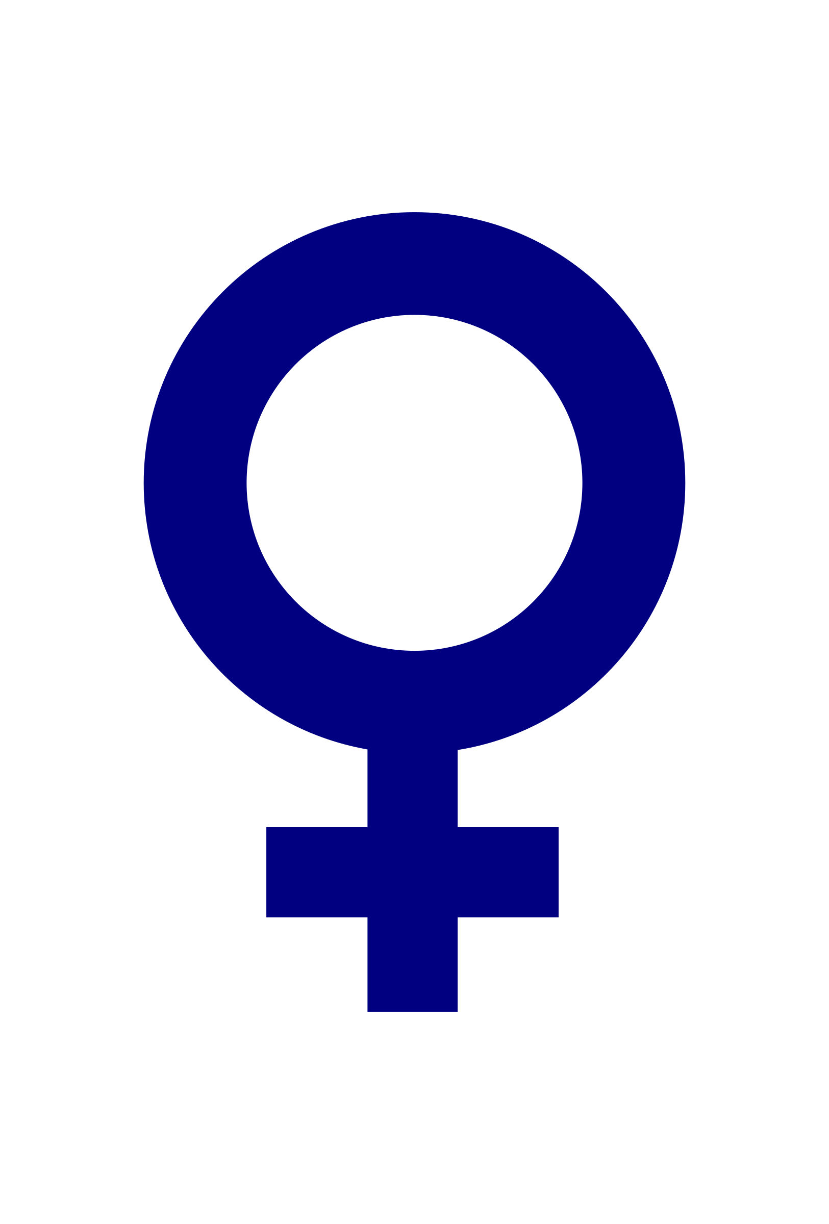 Clipart - female gender symbol
