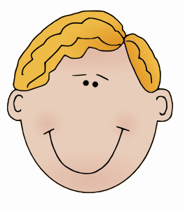 Smiling Man Face Clip Art - vector clip art online ...