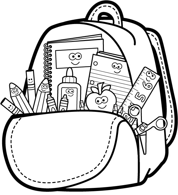 School Bus Clip Art Black And White - Free Clipart ...