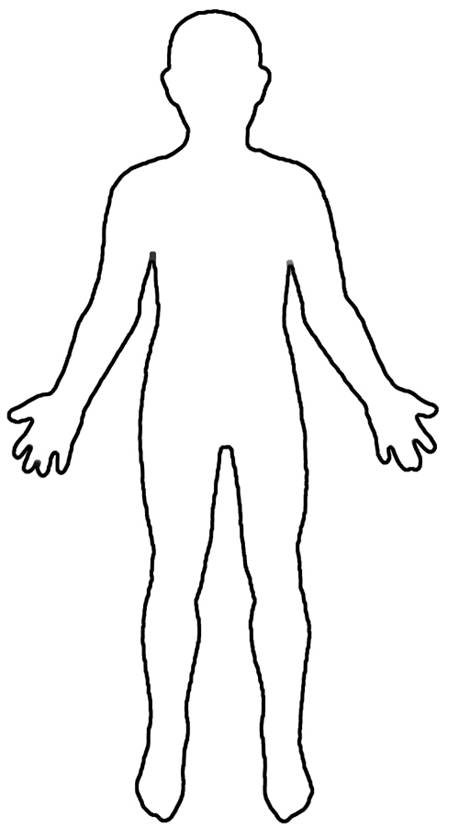 free clipart human body outline - photo #15