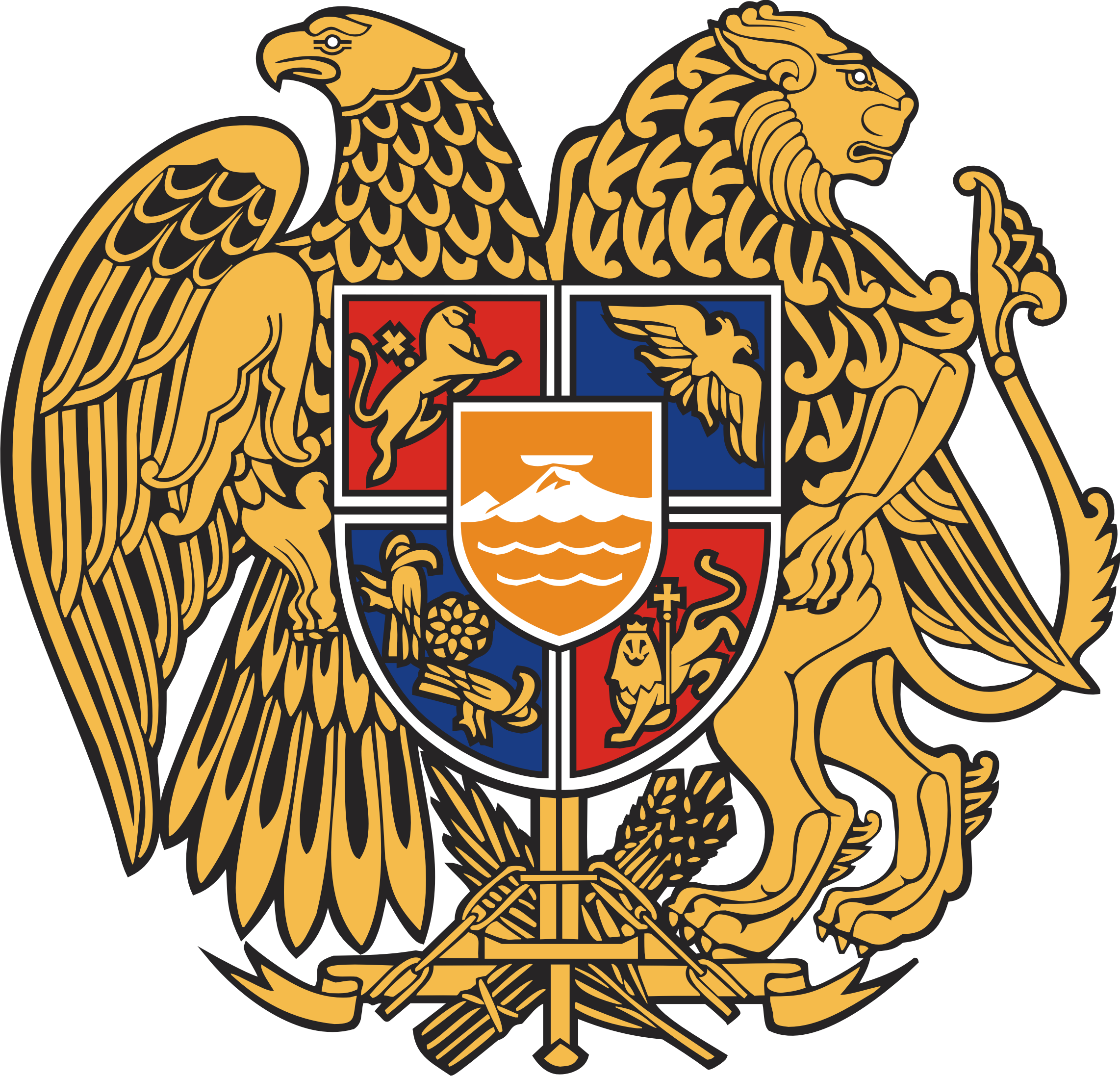 Vector coat of arms of Armenia formats cmx (Corel) ? eps, png ...