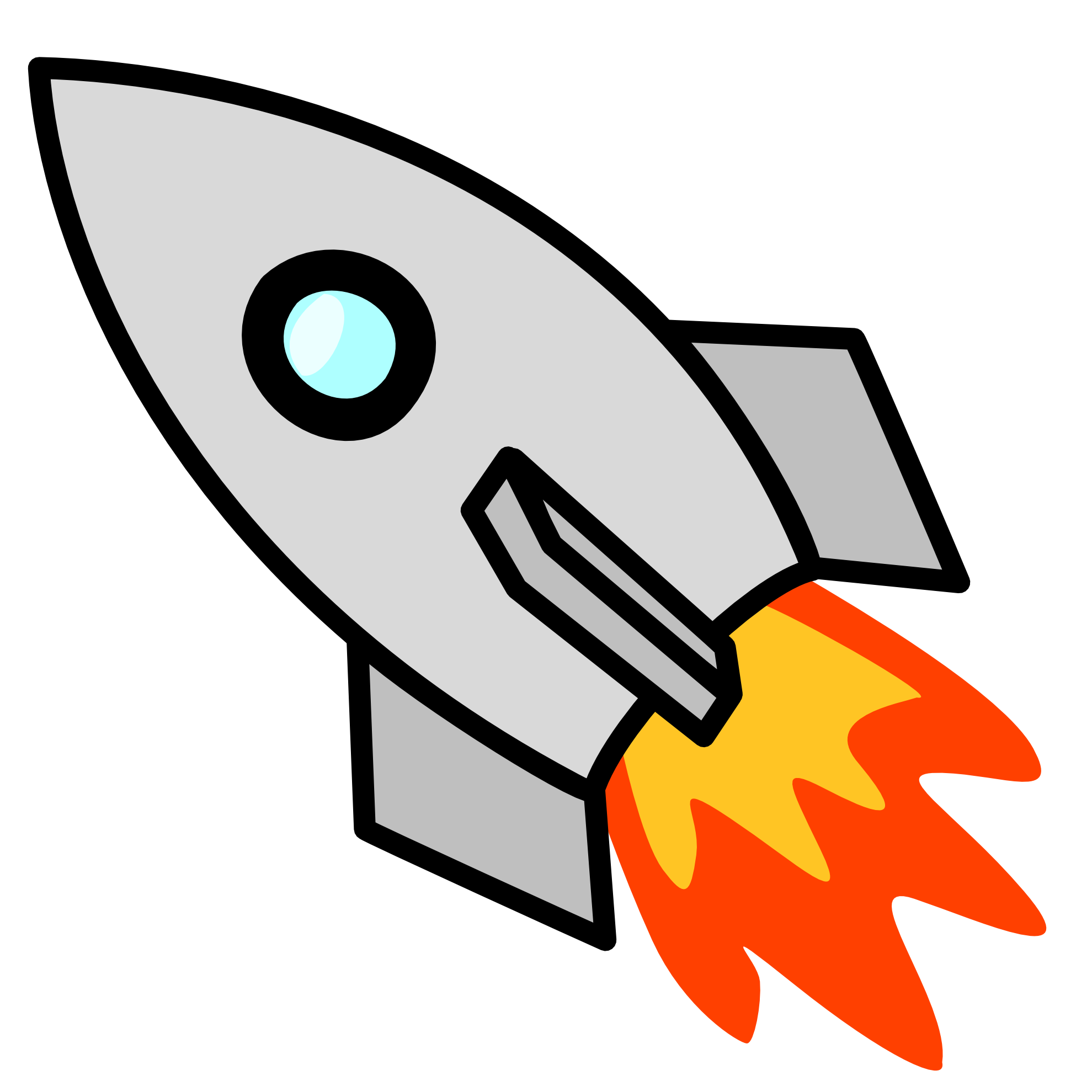 nicubunu toy rocket SVG