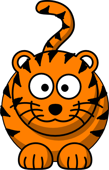 Cartoon Tiger clip art - vector clip art online, royalty free ...
