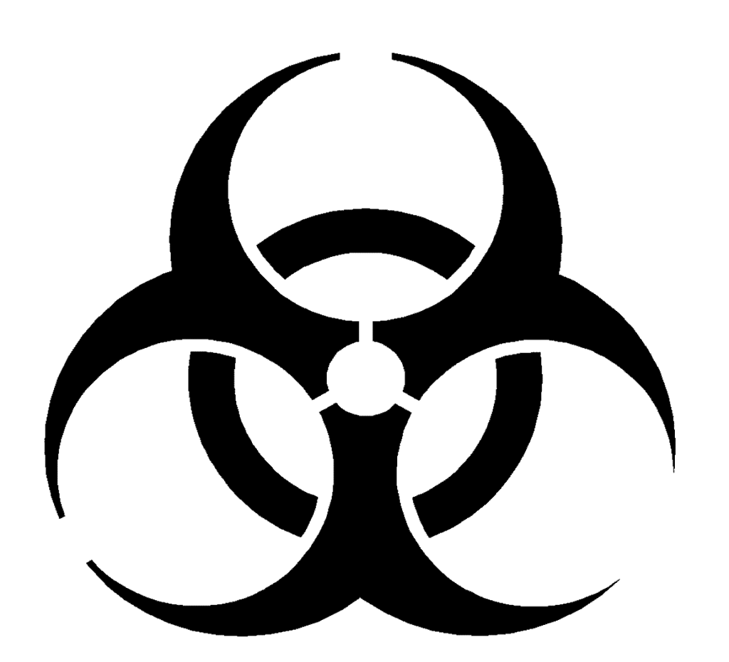 Biohazard Symbol Stencil - ClipArt Best