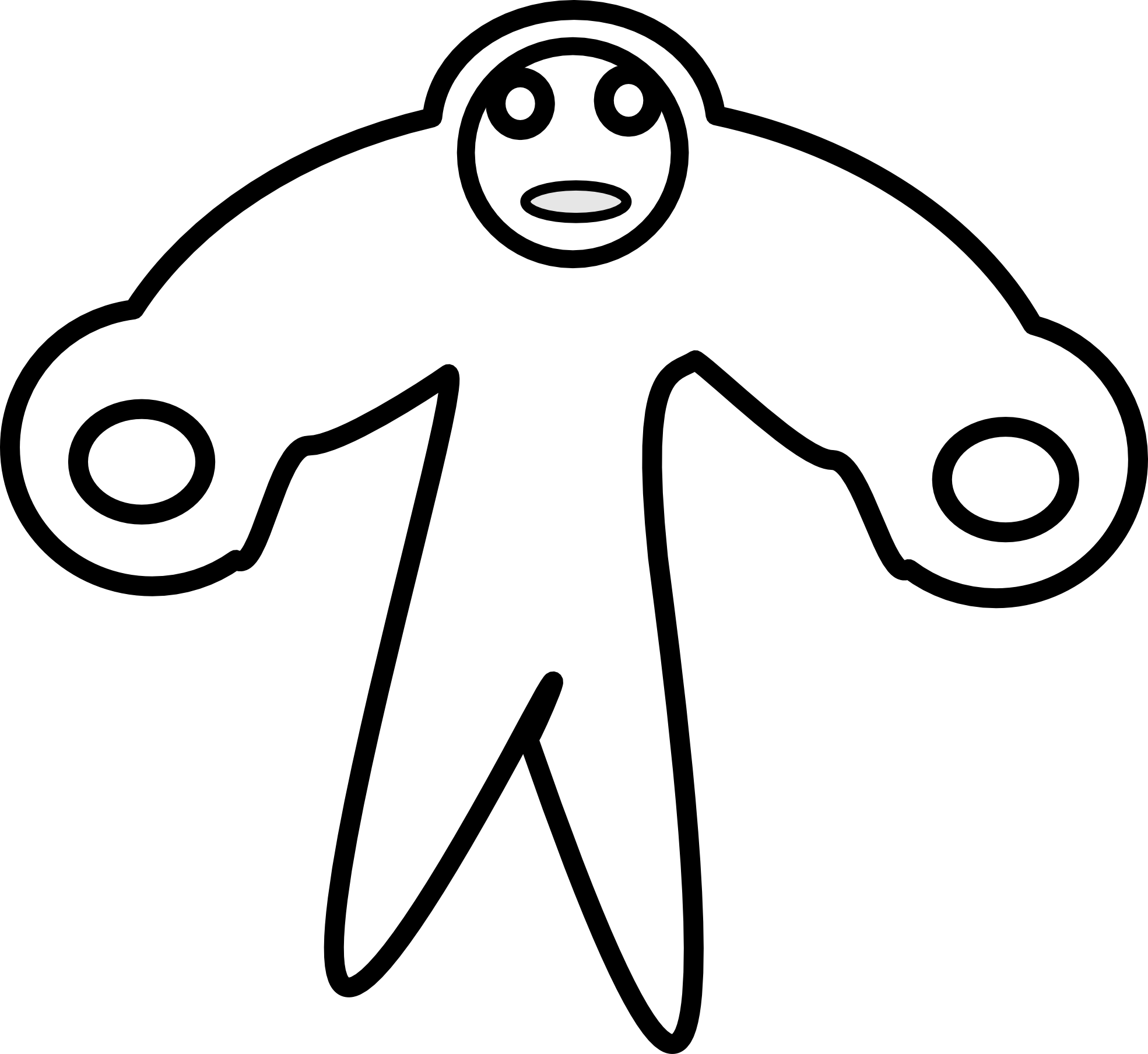 766 views wrestler black white line art scalable vector graphics svg ...