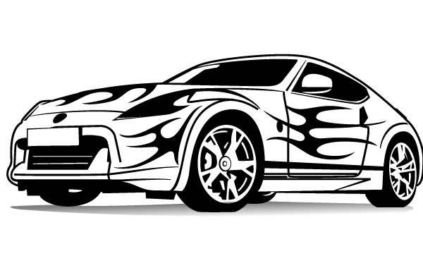 Sports Car Vector :: Vector Open Stock | vector graphics and ...