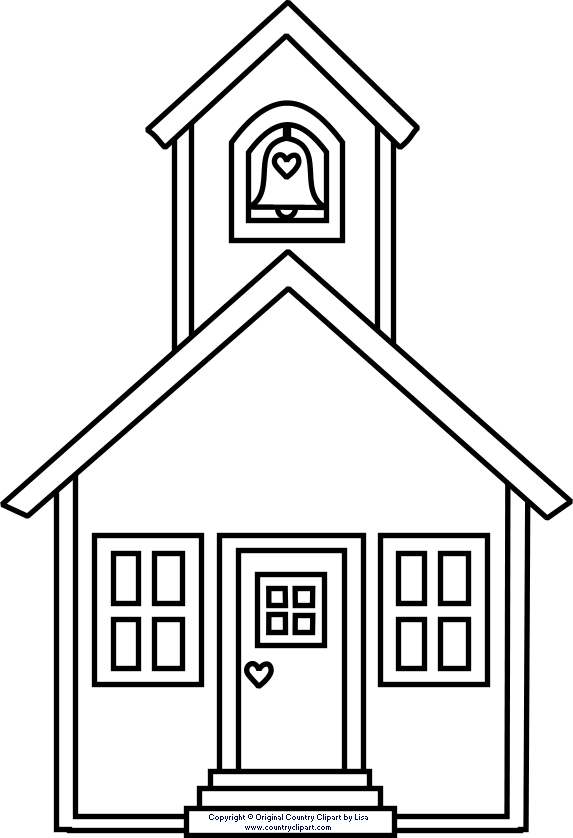 house clipart coloring - photo #49