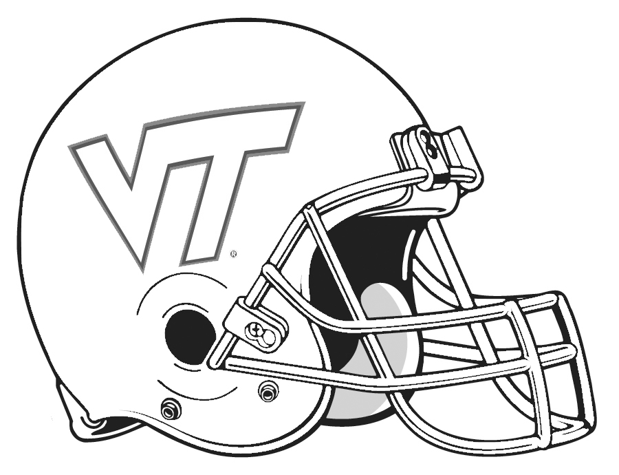 Football Helmet Free Printable Coloring Pages | Hagio Graphic